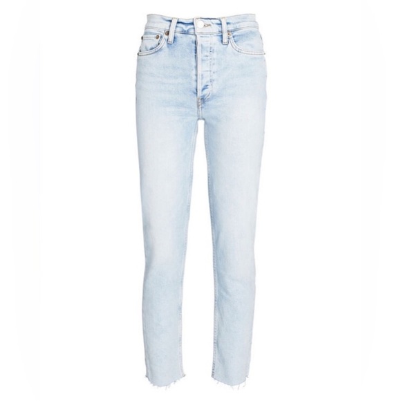 RE/DONE High Rise Ankle Crop Stretch size 27 - Picture 16 of 16